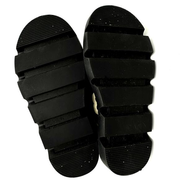 TORY BURCH Women's 9.5 Black White Floral Sleeping Bag Pull On Boots Limited - Picture 6 of 9